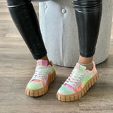 Chunky Sneakers med Ekstra Tyk Sål og Minimalistisk Design