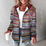 Ternet Skjortejakke med Hætte – Casual og Trendy Overgangslook