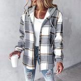 Ternet Skjortejakke med Hætte – Casual og Trendy Overgangslook