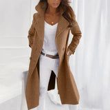 Elegant Lang Cardiganfrakke til Stilfuldt Hverdagslook