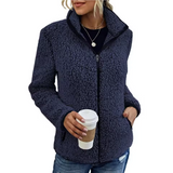 Teddy Fleecejakke til Kvinder – Blød, Varm og Komfortabel Hverdagsjakke