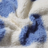 Fleece Jakke med Hjerteprint – Blød og Hyggelig Hverdagsstil