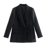 Dame blazer – klassisk design med to knapper