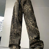 Leopard Bukser med Løs Pasform – Statement Look med Komfort