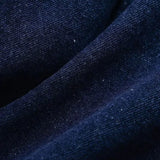 Denim sæt med kortærmet skjorte og mininederdel – moderne to-delt look