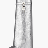 Sculpted Pant Boots – Sort Støvle med Lås og Arkitektonisk Silhuet
