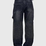 Højtaljede Jeans med Vide Ben – Afslappet Denim med Moderne Look