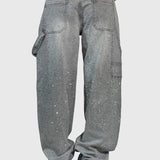 Højtaljede Jeans med Vide Ben – Afslappet Denim med Moderne Look