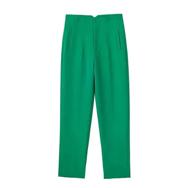 Klassiske Straight-Leg Bukser med Elegant Pasform