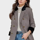 Ternet Blazer med Klassisk Snit og Elegant Hverdagsstil