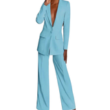 Eksklusivt Jakkesæt med Blazer og Bukser – Elegant Powerlook