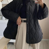 Quiltet letvægtsjakke til kvinder – stilfuld overgangsjakke i moderne pasform