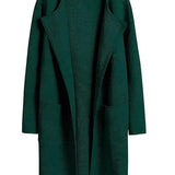 Lang Åben Cardigan med Elegant Pasform