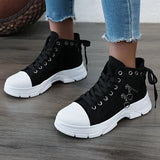 Høje Sneakers med Chunky Sål og Dekodetaljer