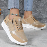 Dame Wedge Sneakers – Glamourøst Løft & Glimtende Detaljer