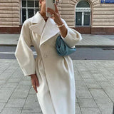 Lang Blazerkjole med Elegant Silhuet