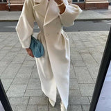 Lang Blazerkjole med Elegant Silhuet