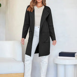 Lang Åben Cardigan med Elegant Pasform