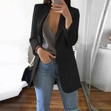 Elegant dame blazer i klassisk sort design