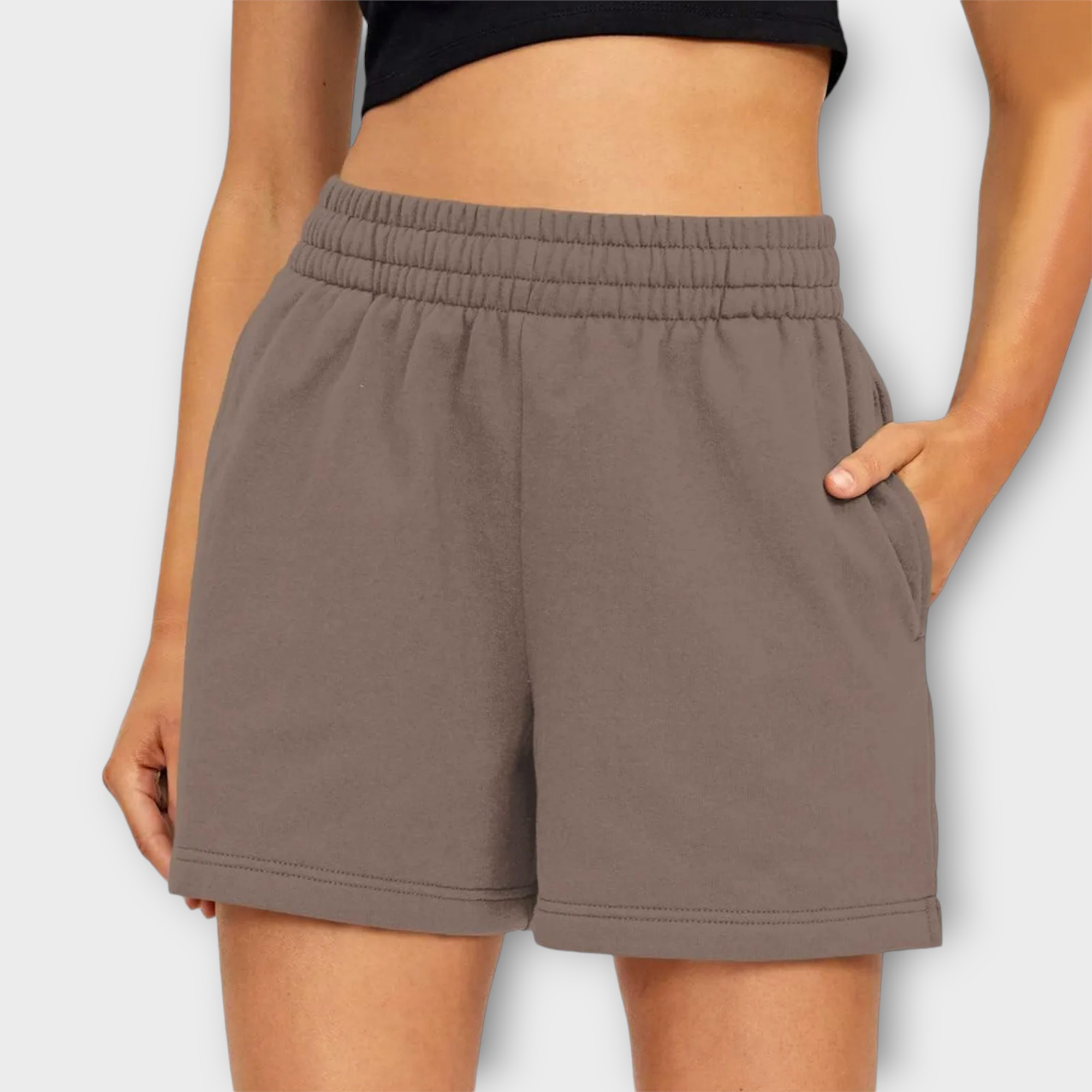 Jersey Shorts med Elastisk Talje – Komfort til Hverdag & Træning