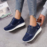 Dame Wedge Sneakers – Glamourøst Løft & Glimtende Detaljer