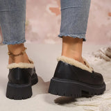 Forede loafers til kvinder med chunky sål og kædedetalje
