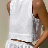 Løst sommer sæt i let stof – komfortabelt og stilrent to-delt outfit