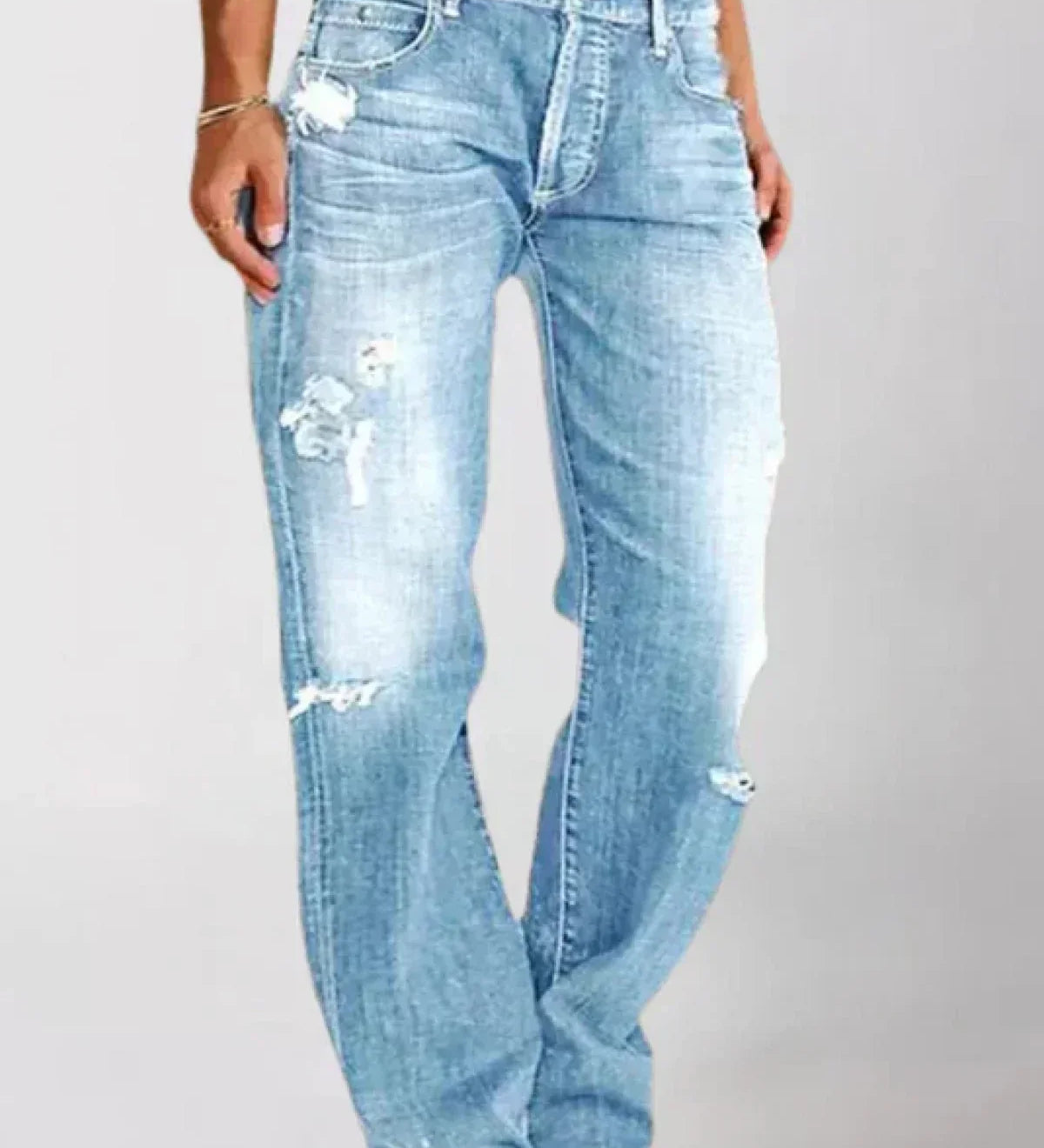 Straight leg jeans til kvinder – klassisk pasform og afslappet stil