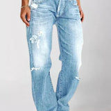 Straight leg jeans til kvinder – klassisk pasform og afslappet stil