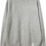 Oversized Sweatshirt med Rund Hals
