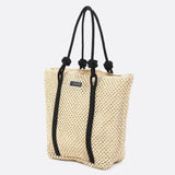 Strå Tote Taske – Rummelig og Elegant Taske i Naturligt Design
