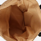 Strå Tote Taske – Rummelig og Elegant Taske i Naturligt Design