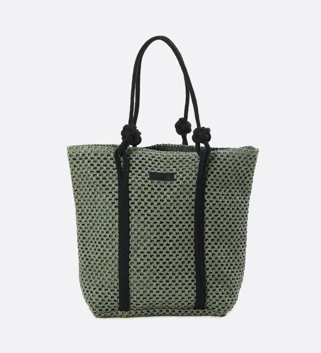Strå Tote Taske – Rummelig og Elegant Taske i Naturligt Design