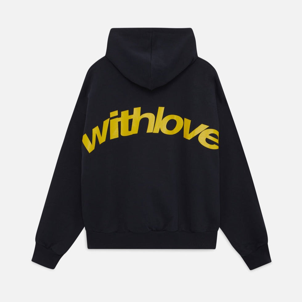Hoodie dame – afslappet sweatshirt med “withlove” print