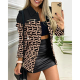 Mode blazer til kvinder – unikt print og moderne design