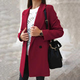Kort frakke dame elegant blazer stil overgangsjakke