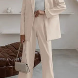 Dame jakkesæt med blazer og bukser – elegant business look