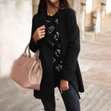 Kort frakke dame elegant blazer stil overgangsjakke