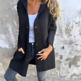 Elegant Blazer Cardigan med Knaplukning