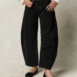 Vide Bukser med Høj Talje – Afslappet Elegance og Komfort