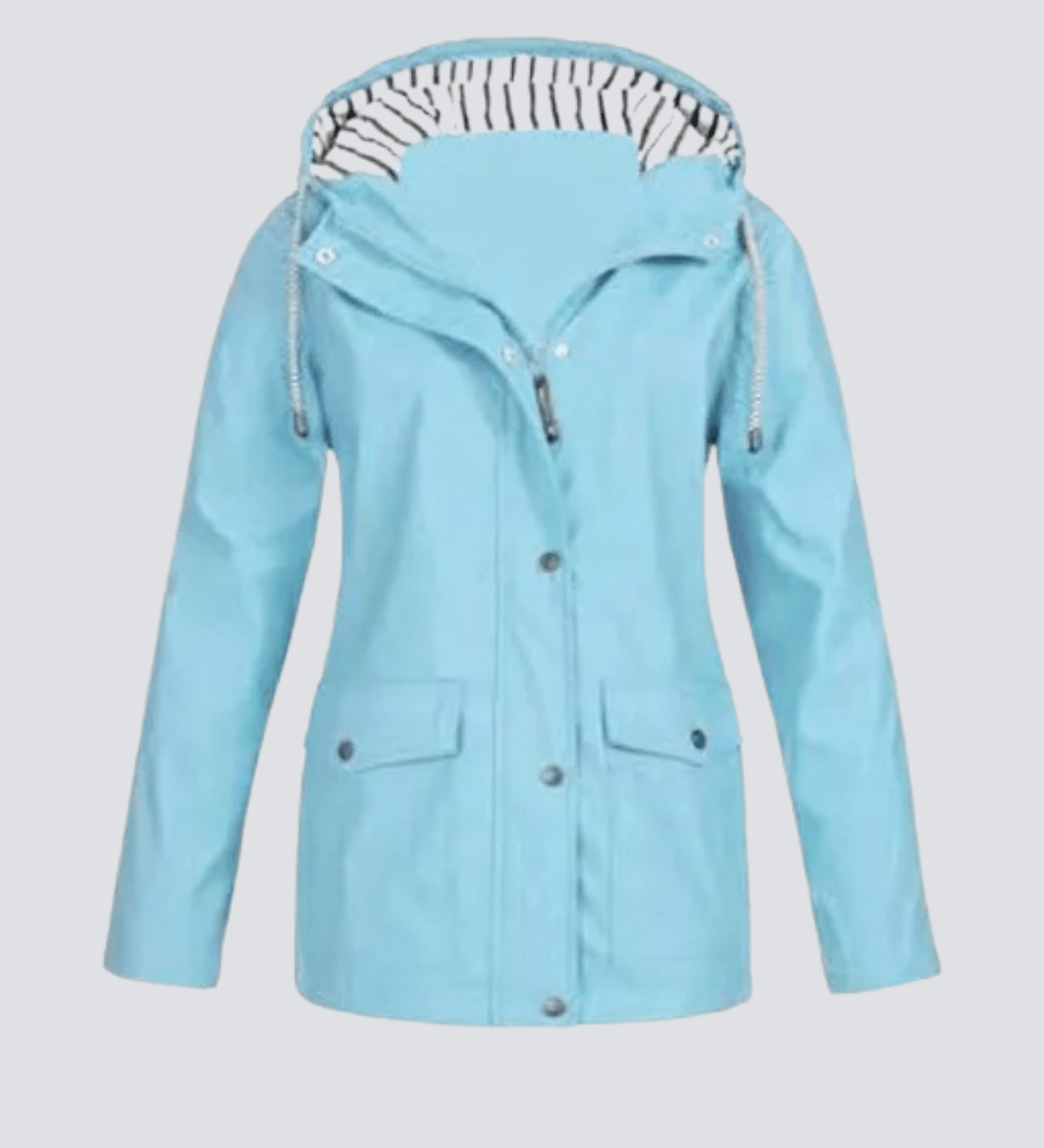 Vandtæt regnjakke med hætte til damer – stilfuld beskyttelse i al slags vejr