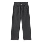 Sorte straight-leg jeans til kvinder – tidløs pasform og komfort