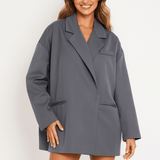 Ina Oversize-Blazer ohne Knöpfe