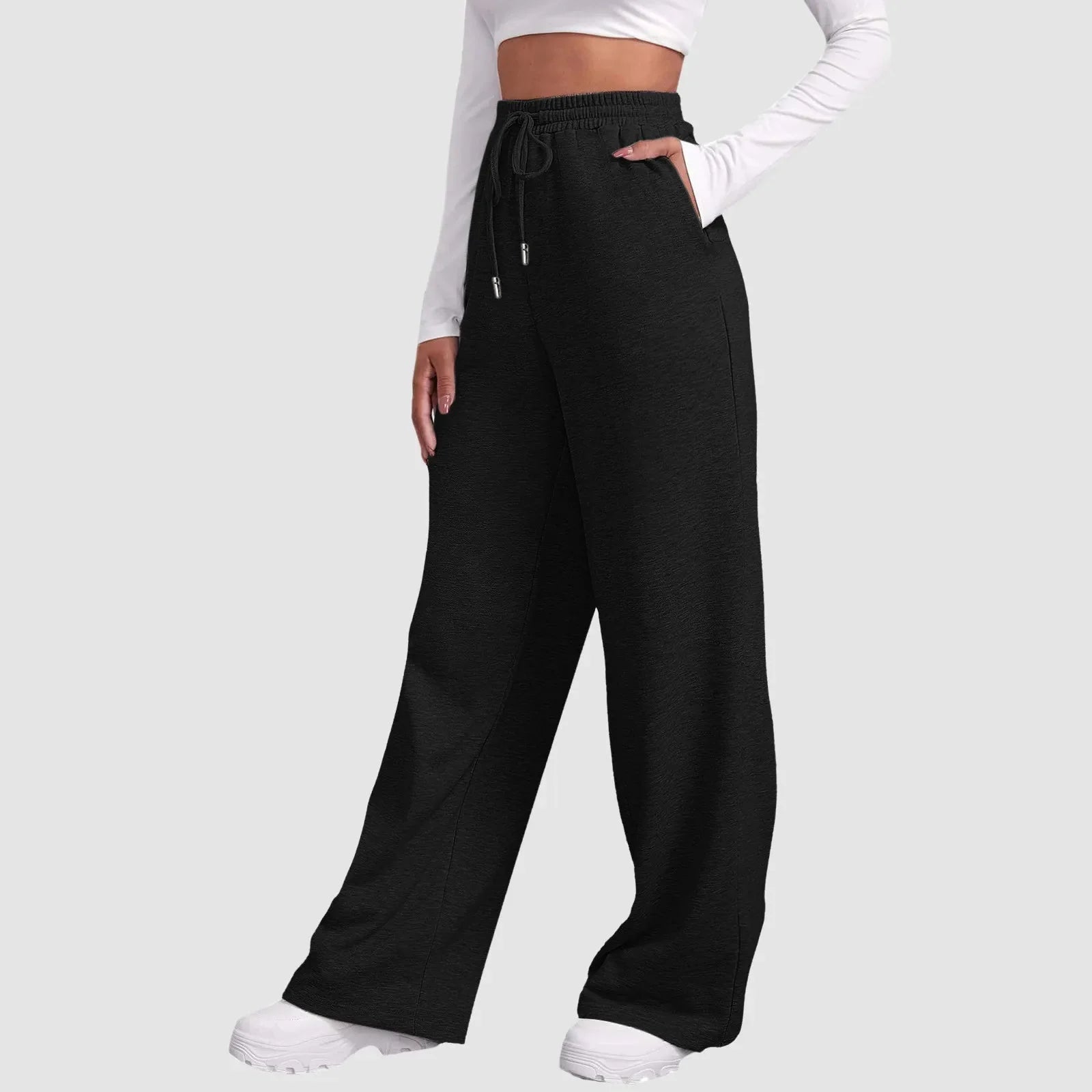Lysegrå sweatpants til kvinder – komfort og stil i hverdagen