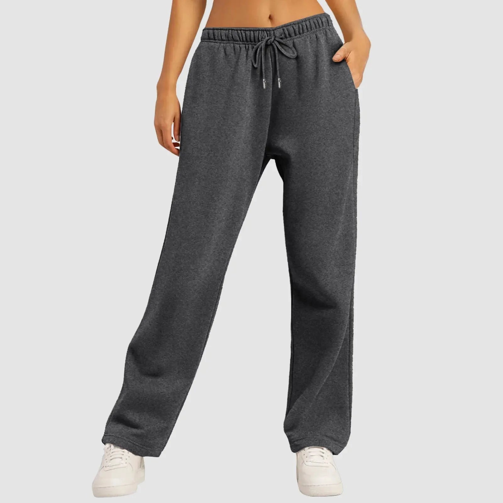 Lysegrå sweatpants til kvinder – komfort og stil i hverdagen