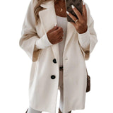 Let elegant damefrakke – stilfuld overgangsjakke i klassisk design