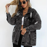 Oversized Denimjakke til Kvinder – Trendy og Komfortabel Hverdagsstil