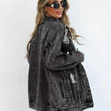 Oversized Denimjakke til Kvinder – Trendy og Komfortabel Hverdagsstil
