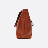 Minimalistisk Tote Bag i Vegansk Læder