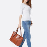 Tote Bag med Skulderrem og Justerbare Hanke